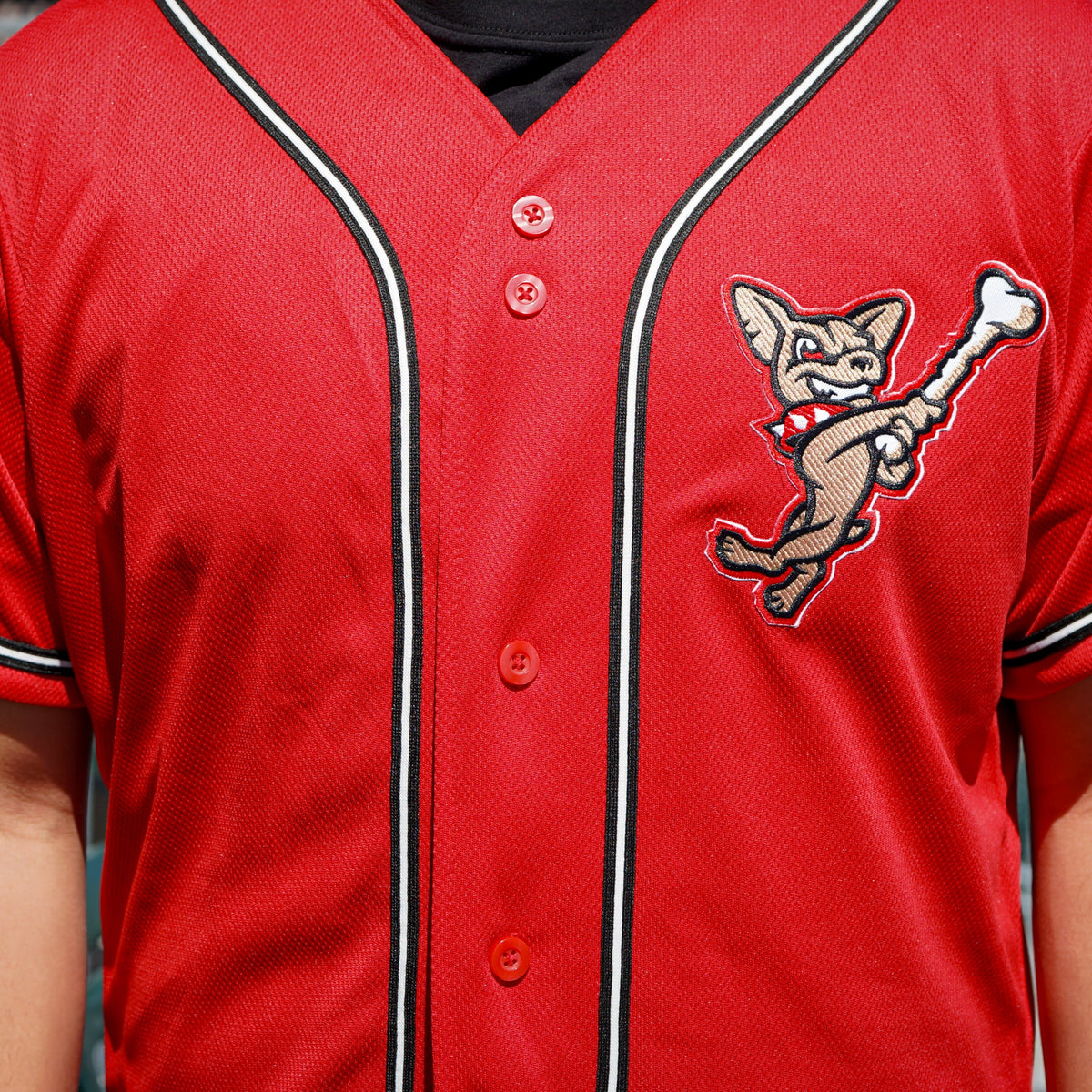 CHIHUAHUAS AUTHENTIC OT SPORTS RED SWINGING JERSEY – El Paso