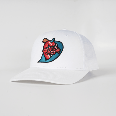 DIABLOS WHITE ADJUSTABLE TRUCKER OC CAPS