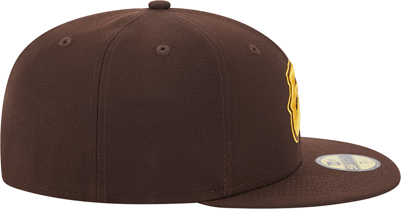 New Era 5950 Official On Field Alternate Brown and Yellow