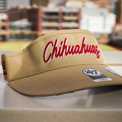 CHIHUAHUAS TAN ADJUSTABLE VISOR- 47 BRAND