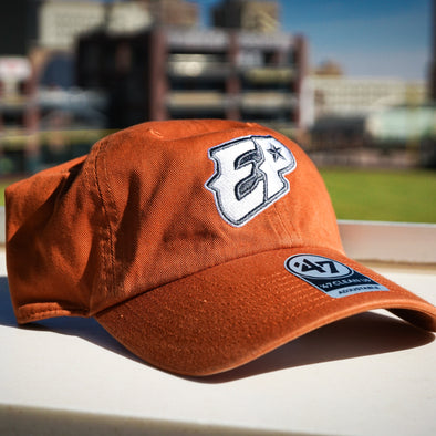 CHIHUAHUAS BURNT ORANGE EP LOGO ADJUSTABLE HAT- 47 BRAND