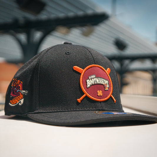 ELPASO BOOTMAKERS BLACK CLOVER SNAP BACK HAT