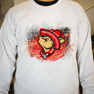 CHIHUAHUAS SPLATTER LONG SLEEVE TEE- 108 STITCHES