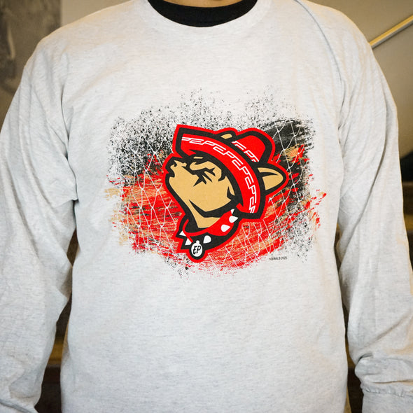 CHIHUAHUAS SPLATTER LONG SLEEVE TEE- 108 STITCHES