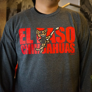 CHIHUAHUAS BLOCL LONG SLEEVE TEE- 108 STITCHES