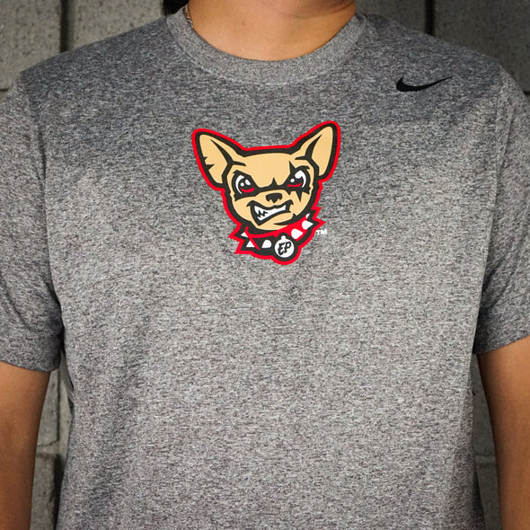 CHIHUAHAUS NIKE DOGHEAD GREY SHORT SLEEVE TEE