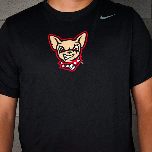 CHIHUAHUAS NIKE DOGHED BLACK SHORT SLEEVE TEE