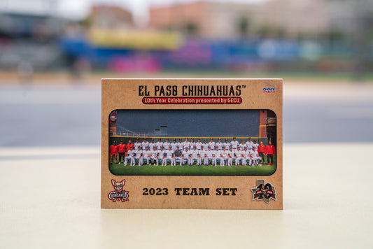 2023 CHIHUAHUAS OFFICIAL TEAM CARD SET