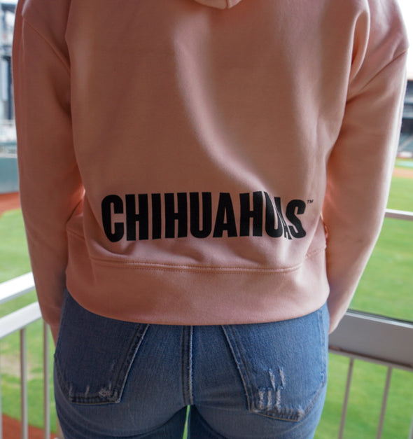 WOMEN'S 108 STITCHES CHIHUAHUAS DROP TAIL CROP HOODIE- WINTER '23