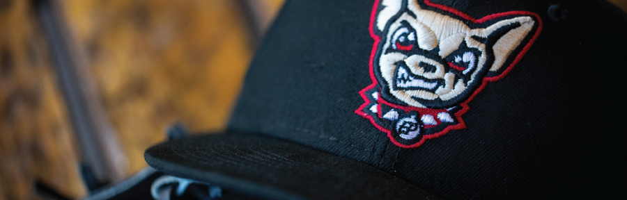 El Paso Chihuahuas T-Shirt from Homage. | Red | Vintage Apparel from Homage.