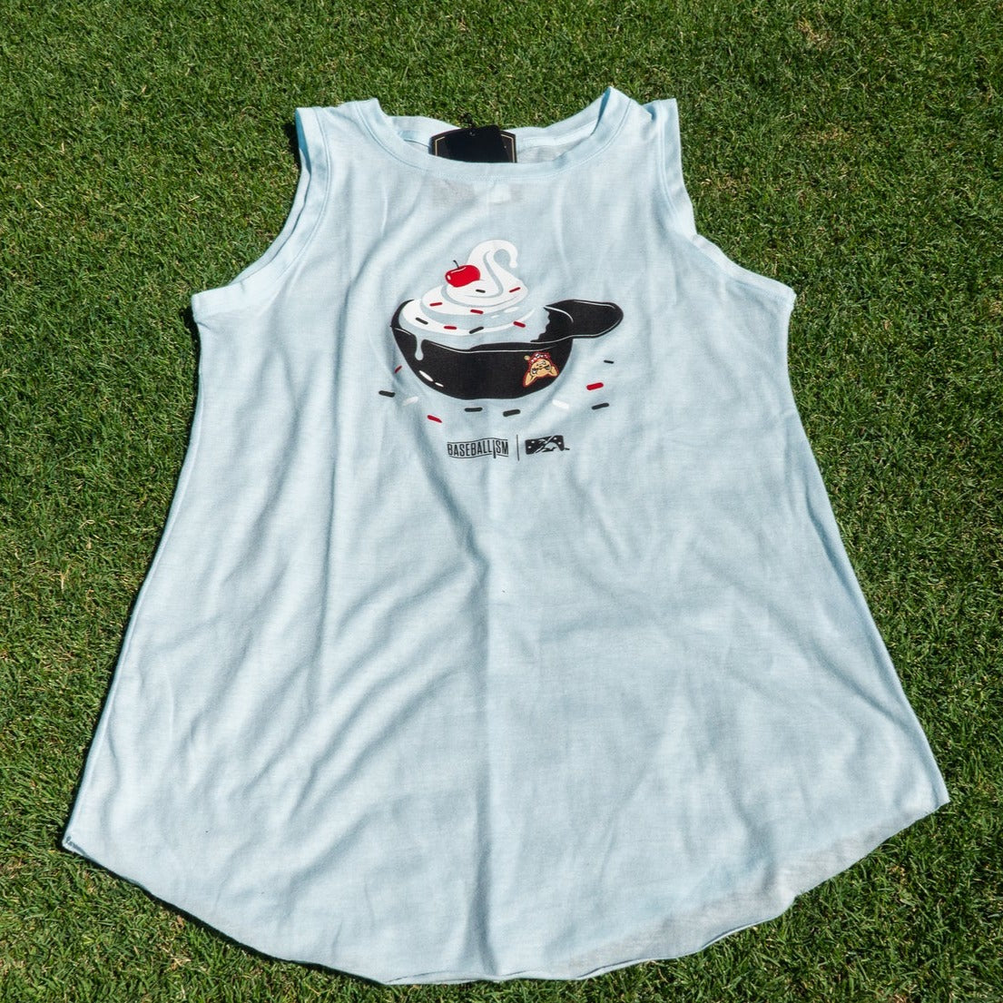 WOMENS SUNDAE HELMET TANK- BASEBALLISM