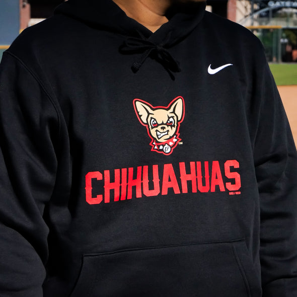 CHIHUAHUAS BLACK DOG HEAD HOODIE- NIKE