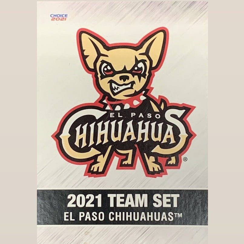 CHOICE El Paso Chihuahuas 2025 Team Card Set El Paso Chihuahuas