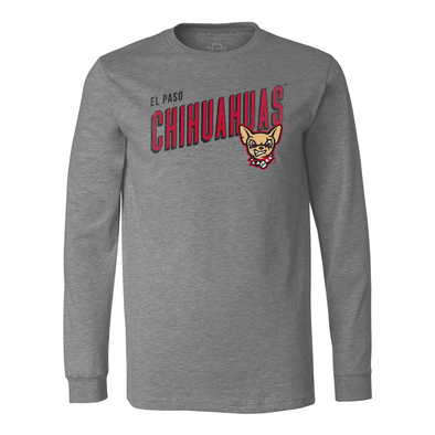 Men's Champion Gray El Paso Chihuahuas Jersey T-Shirt Size: Medium